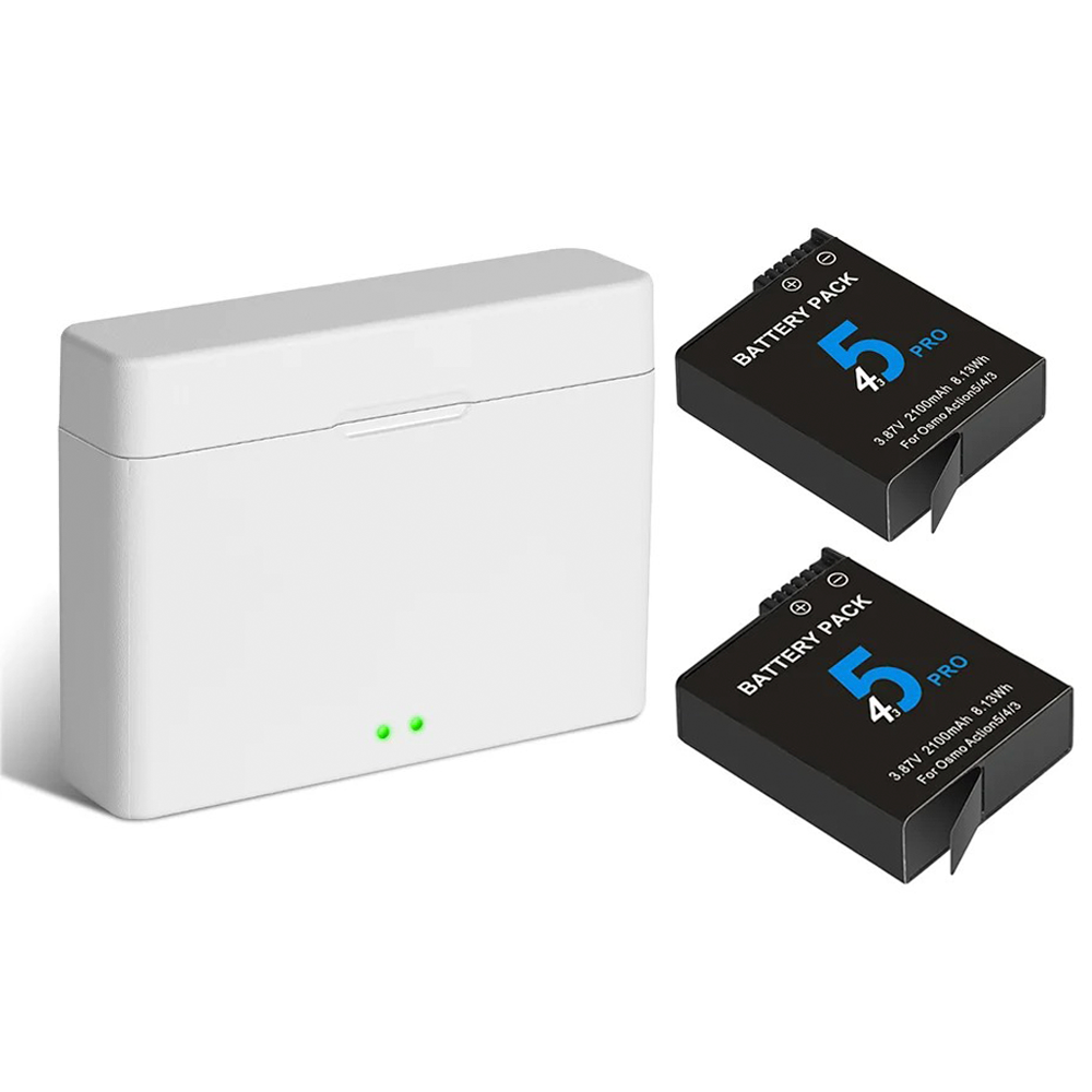 Cargador de Baterías Doble LED para DJI Osmo Action 5 Pro