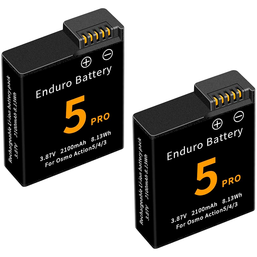 Batería Recargable Enduro 2100mAh para DJI Osmo Action 5 Pro