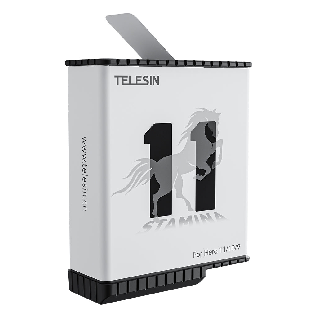 Batería de Alta Duración Telesin Stamina para GoPro Hero 12/11/10/9 Black