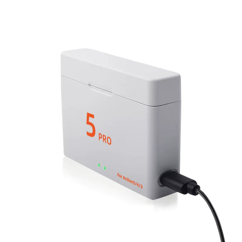 Cargador de Baterías Doble LED para DJI Osmo Action 5 Pro