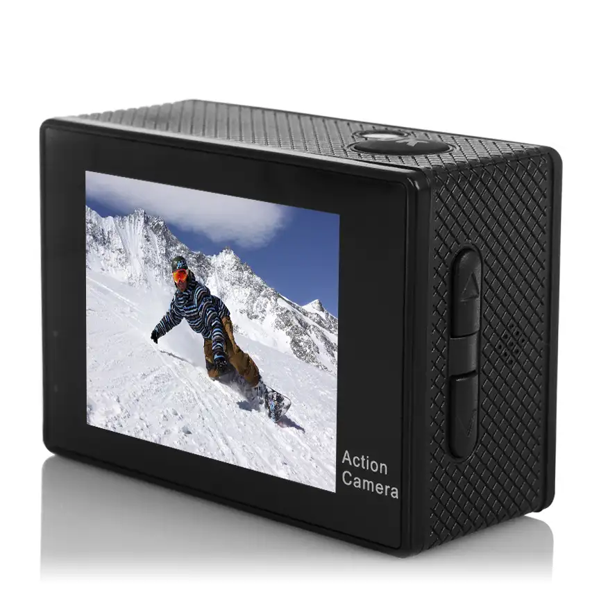 Cámara Deportiva 4K WiFi (Lente Gran Angular HD 170°, Resolución 16MP 4640x3480)