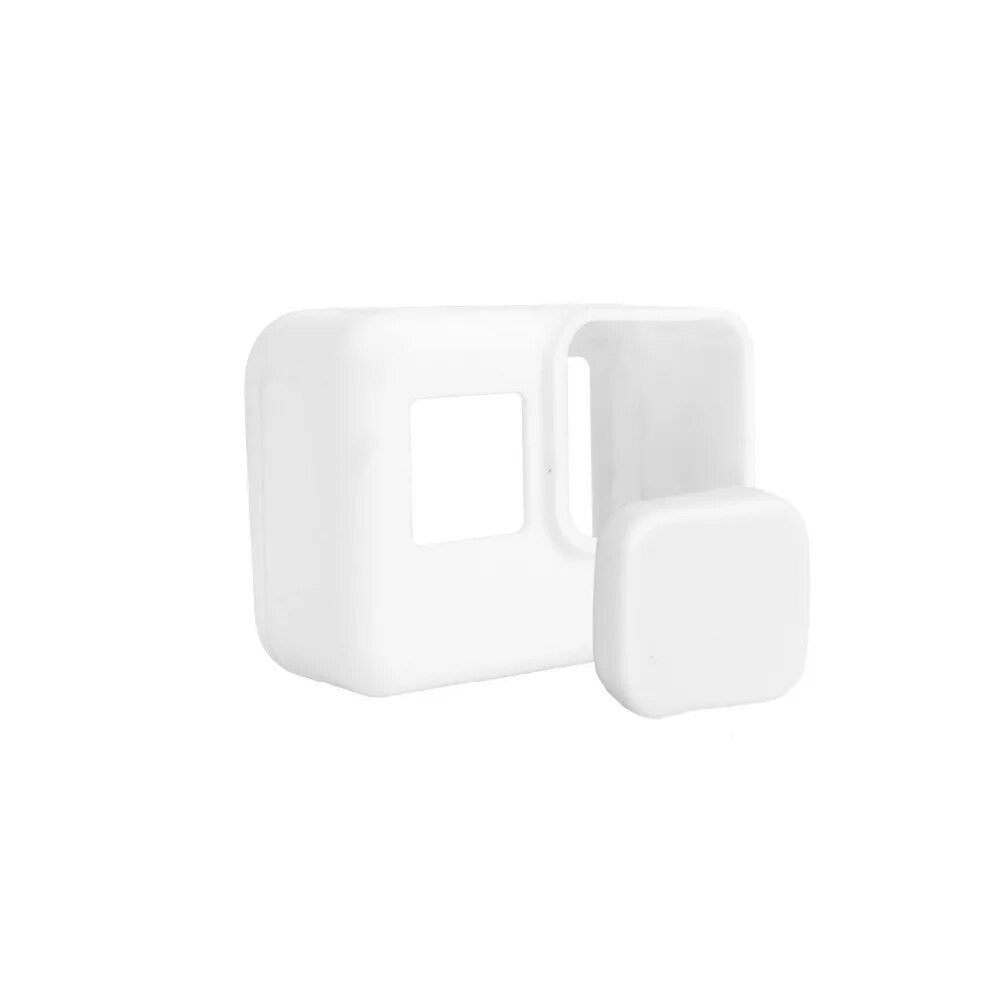Set de protección GoPro: Protector de silicona + Protector de lente + Láminas de vidrio para Hero 7/6/5 Black