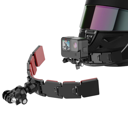 Soporte de Mentón + Adhesivos 3M para Casco de Moto (para GoPro, DJI, etc.)