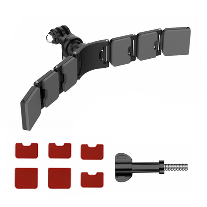 Soporte de Mentón + Adhesivos 3M para Casco de Moto (para GoPro, DJI, etc.)