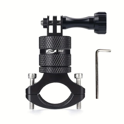 Soporte de Metal Rotatorio 180° para Ciclismo (para GoPro, DJI, Insta360, etc.)