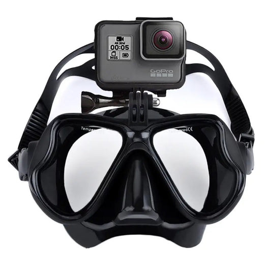 Lentes de buceo con soporte para GoPro