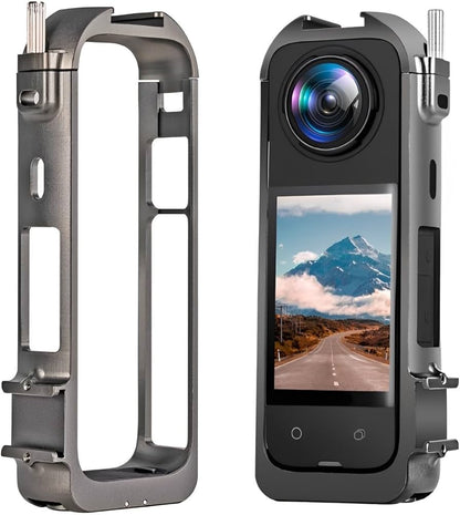 Marco de aluminio para Insta360 X4 + Protector de Lente