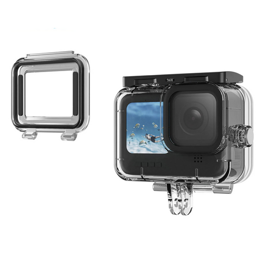 Combo Protector: Carcasa Telesin sumergible 60M + Tapa Posterior Touch para GoPro Hero 13/12/11/10/9 Black