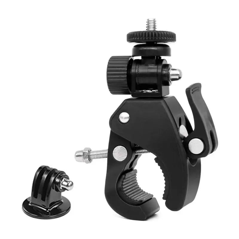 Soporte PC + Metal de moto/bicicleta para GoPro, Insta360 y cámaras de acción