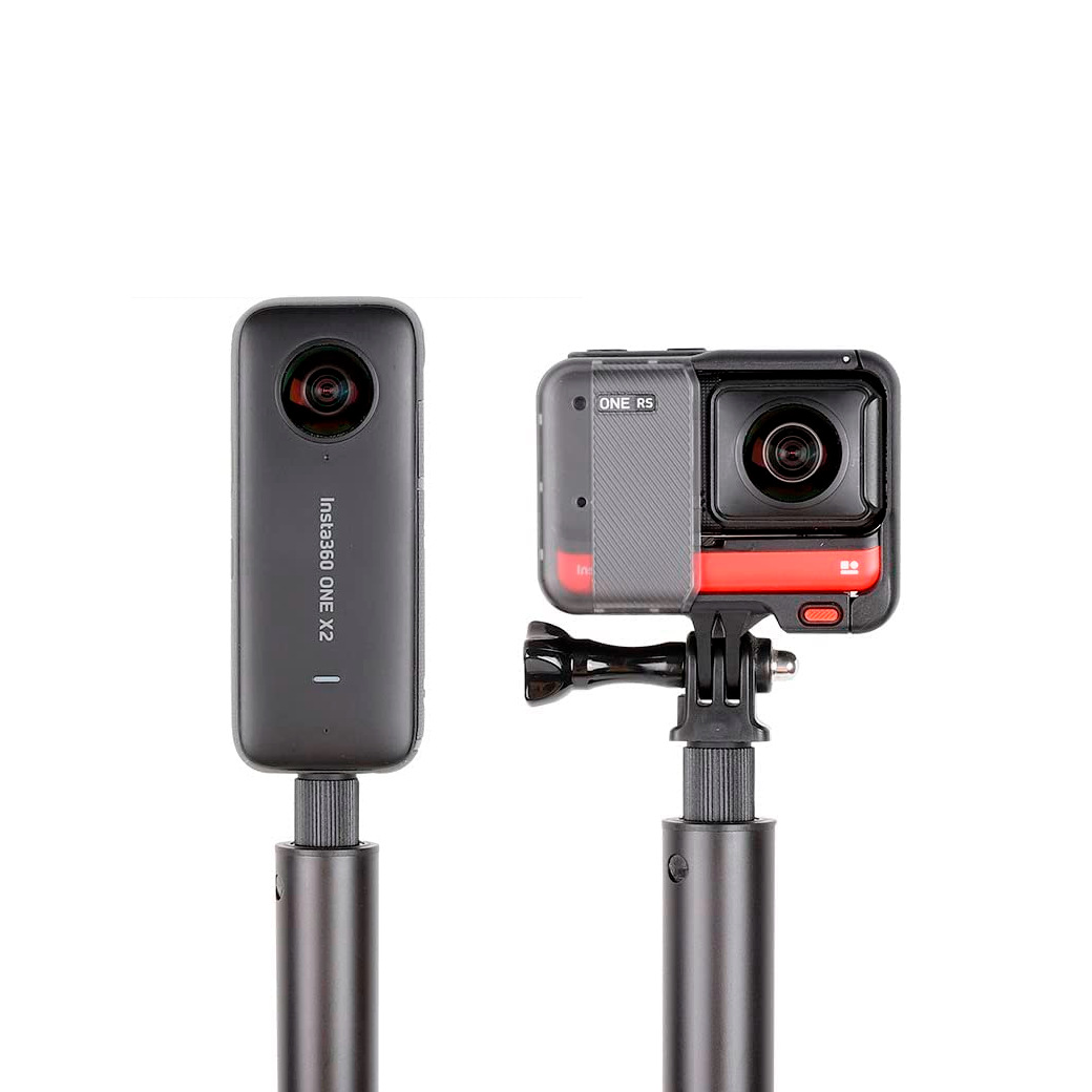 Bastón invisible de 2 metros para Insta360 y GoPro MAX (adaptable a otras cámaras)