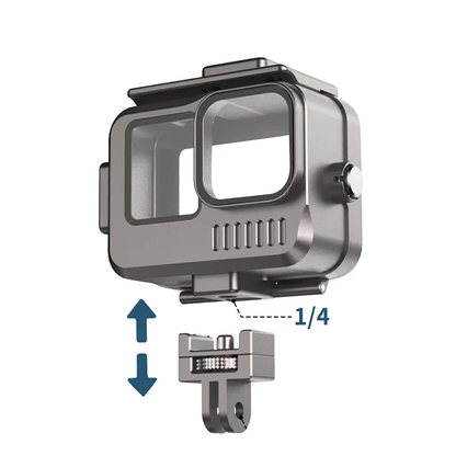 Carcasa de aluminio: Sumergible 45M. para GoPro Hero 12 Black