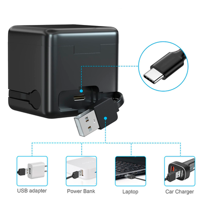 Cargador Box Triple LED para GoPro Hero 8/7/6/5 Black
