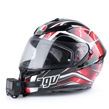 Soporte de Mentón Adhesivo para Casco de Moto (para GoPro, DJI, etc.)