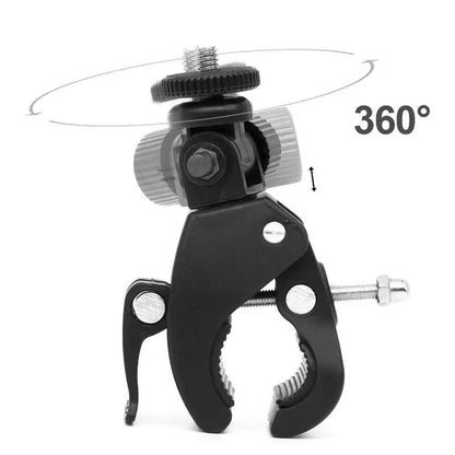 Soporte PC + Metal de moto/bicicleta para GoPro, Insta360 y cámaras de acción