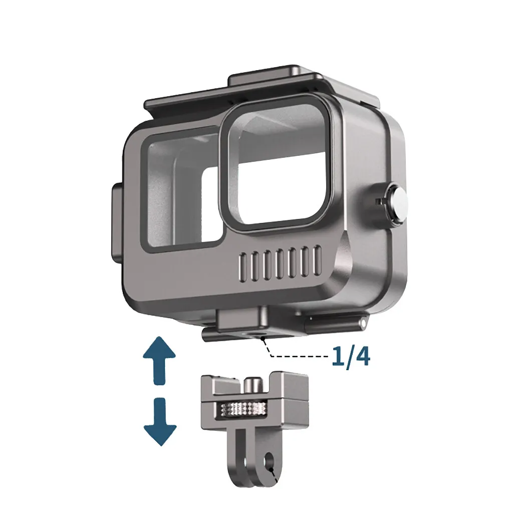 Carcasa de aluminio: Sumergible 45M. para GoPro Hero 11/10/9 Black