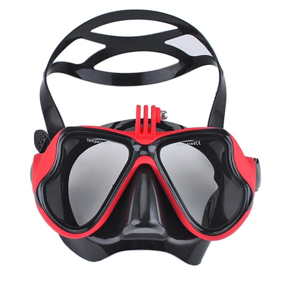 Lentes de buceo con soporte para GoPro