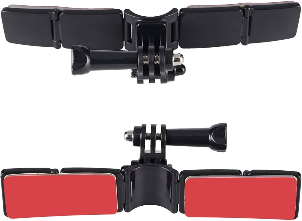 Soporte de Mentón con Adhesivos para Casco de Moto (para GoPro, DJI, etc.)