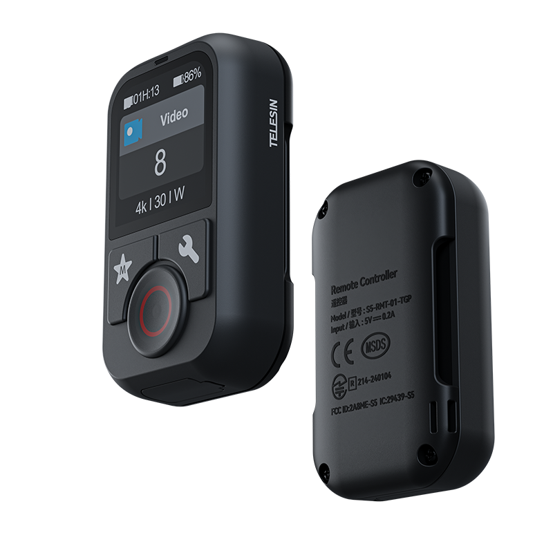 Control Bluetooth 60M + Waterproof Telesin para GoPro Hero 13/12/11/10/9/8/MAX 360