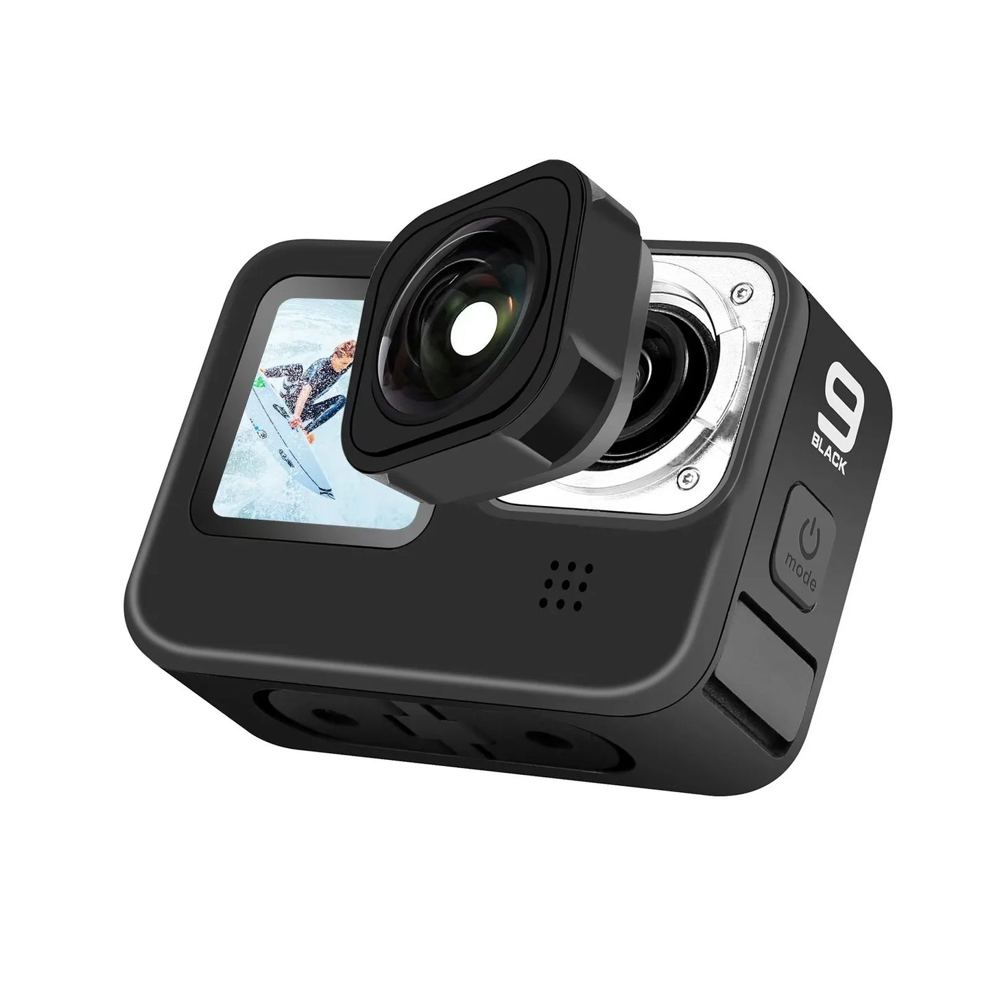 Max Lens 155° para GoPro Hero 12/11/10/9 Black