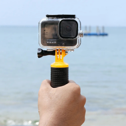 Mango flotador antideslizante + Mini Trípode para GoPro y otras cámaras de acción