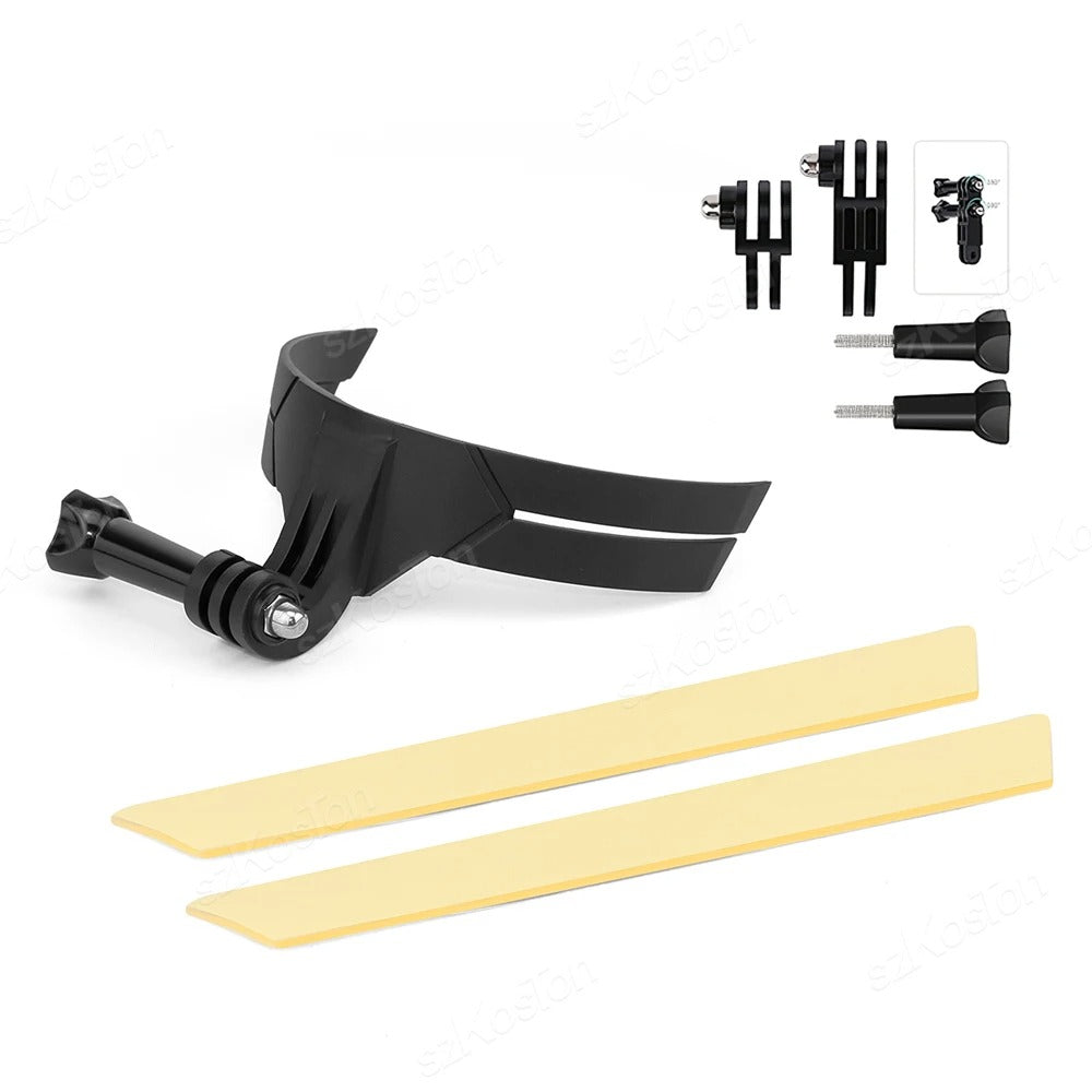 Soporte de Mentón Adhesivo para Casco de Moto (para GoPro, DJI, etc.)