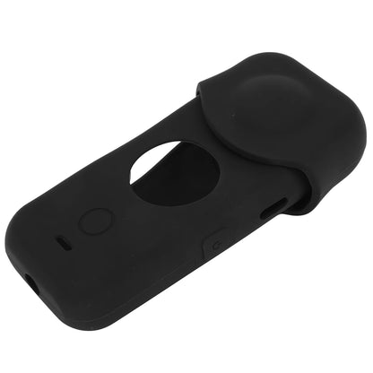 Set de protección Insta360 X2: Protector de silicona + Protector de lente