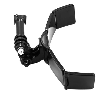 Soporte de Mentón con Adhesivos para Casco de Moto (para GoPro, DJI, etc.)