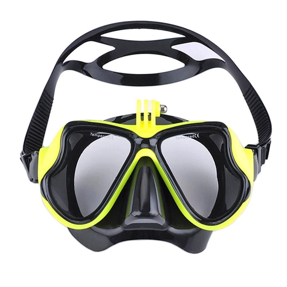 Lentes de buceo con soporte para GoPro