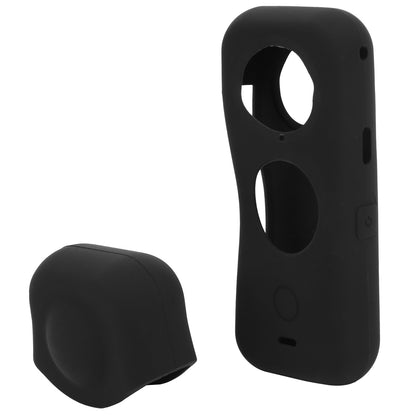 Set de protección Insta360 X2: Protector de silicona + Protector de lente