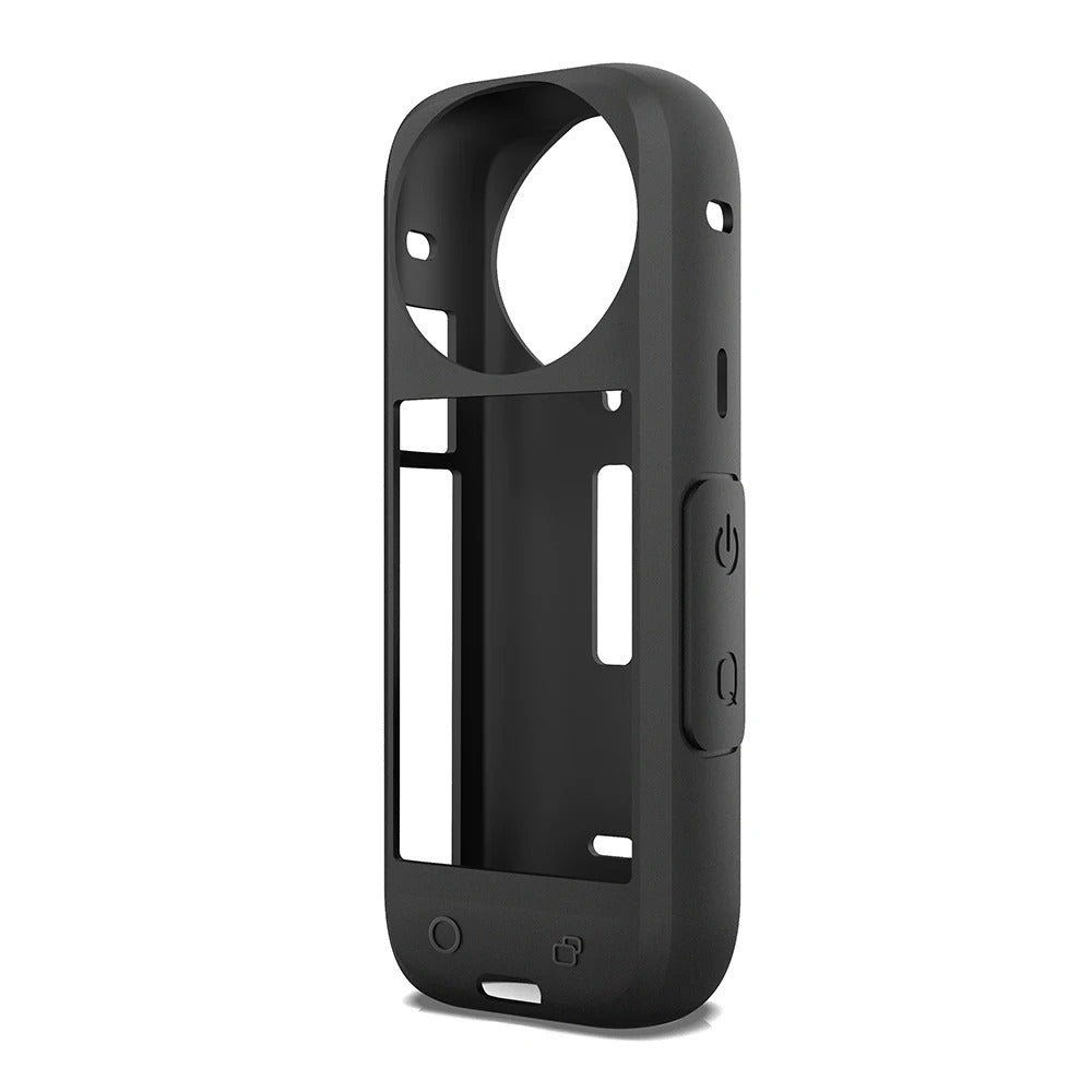 Set de protección Insta360 X4: Protector de silicona + Protector de lente