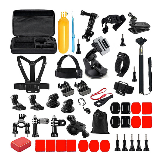 Set de 51 accesorios para GoPro y cámaras de acción