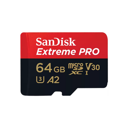 Tarjeta de Memoria SanDisk Extreme Pro MicroSD (Clase 10, A2, U3 4K, V30)