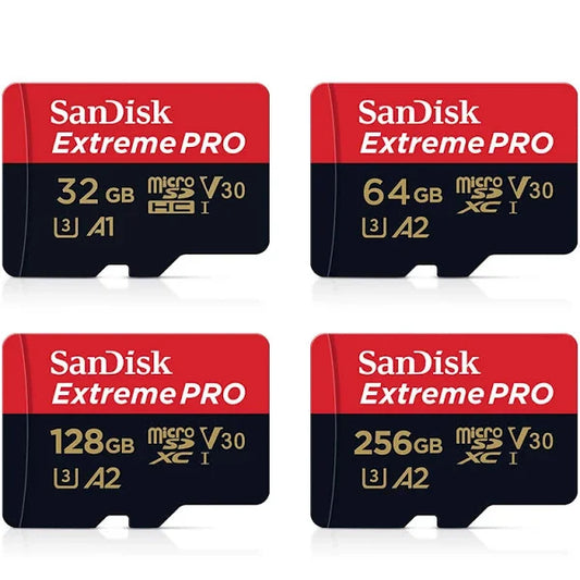 Tarjeta de Memoria SanDisk Extreme Pro MicroSD (Clase 10, A2, U3 4K, V30)