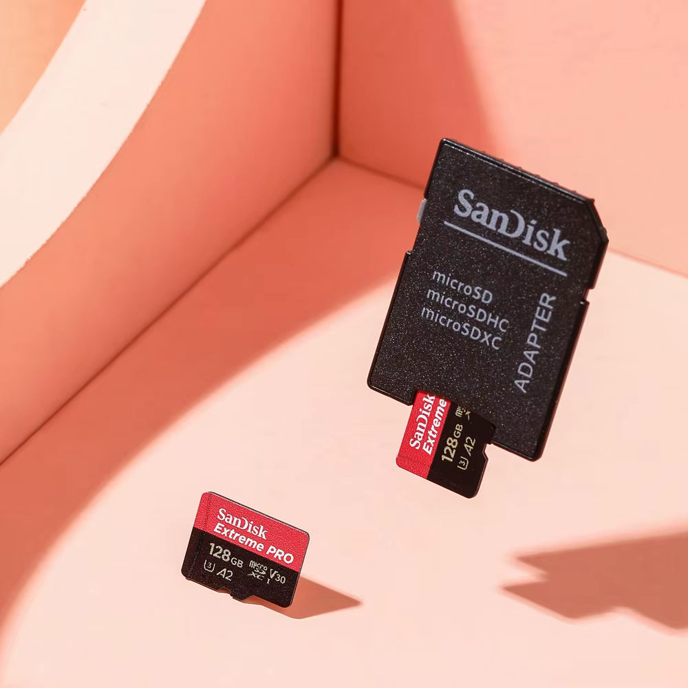 Tarjeta de Memoria SanDisk Extreme Pro MicroSD (Clase 10, A2, U3 4K, V30)