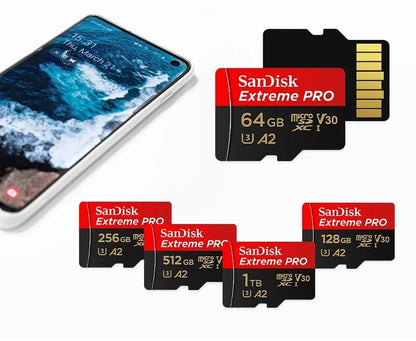 Tarjeta de Memoria SanDisk Extreme Pro MicroSD (Clase 10, A2, U3 4K, V30)