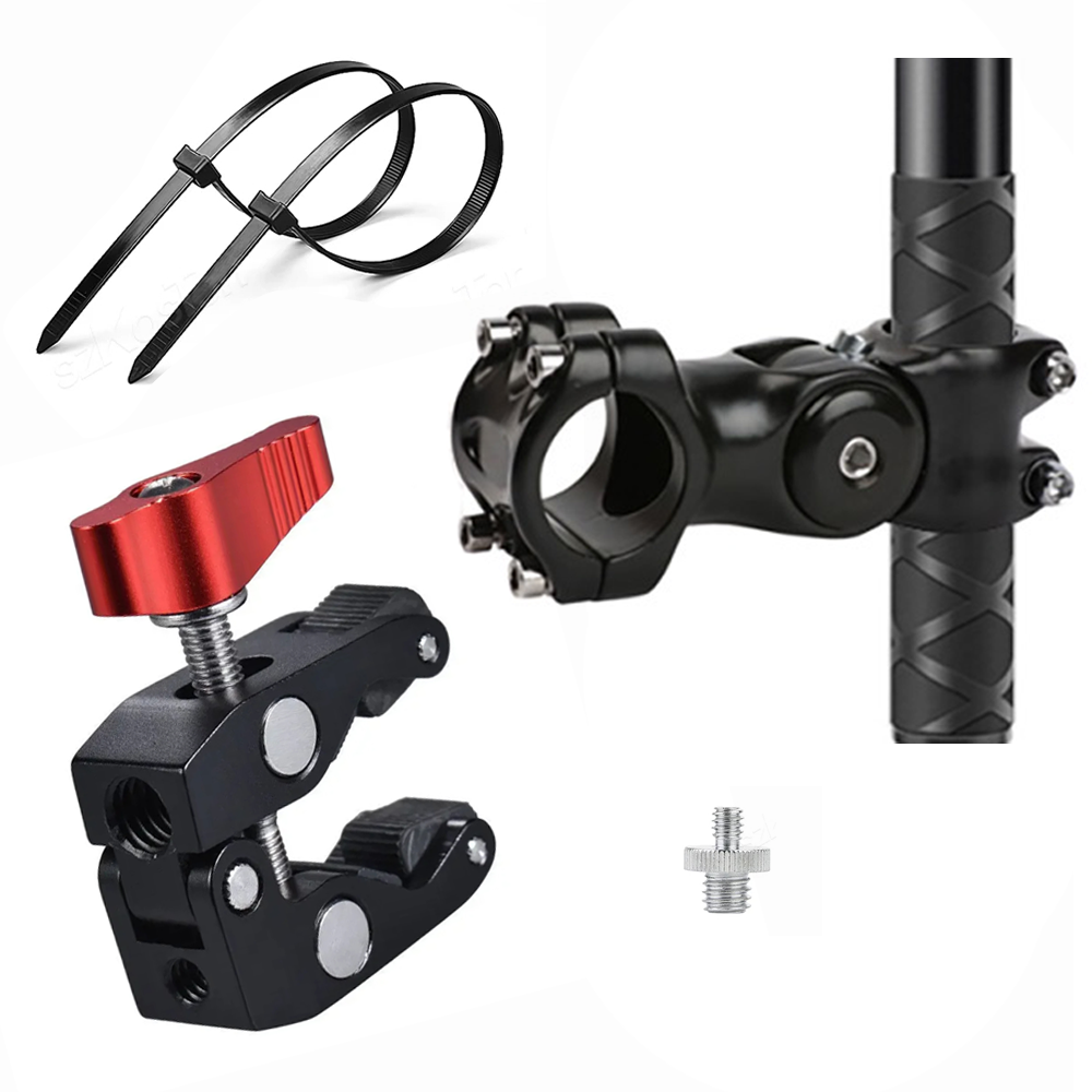 Set N°4: Pinza Base de Metal + Soporte de Metal