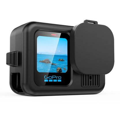 Set de protección GoPro: Protector de silicona + Protector de lente + Láminas de vidrio 9H para Hero 13 Black