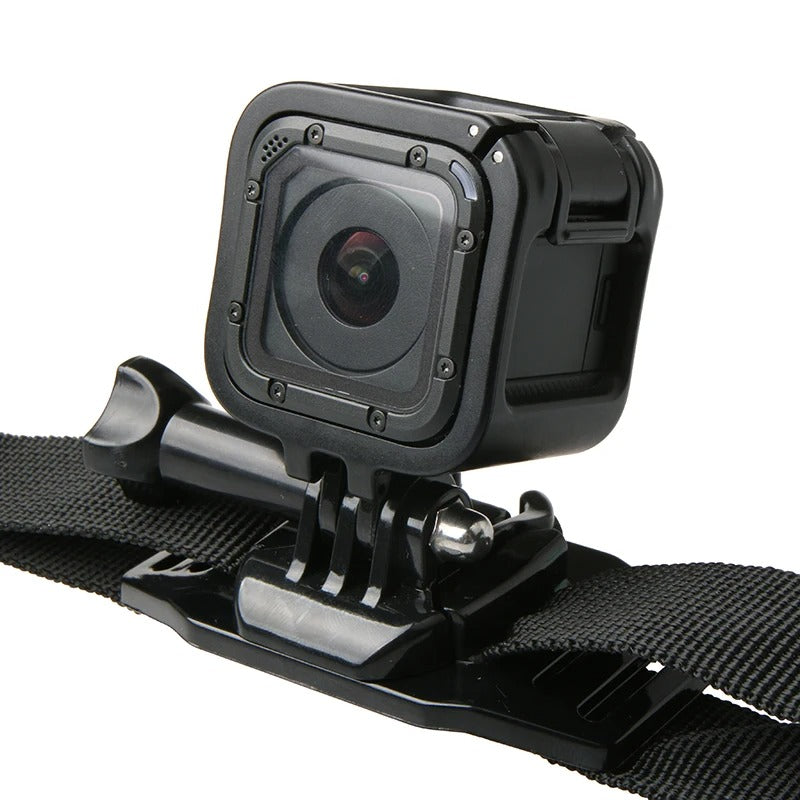 Soporte ajustable para casco de ciclismo para GoPro y cámaras de acción